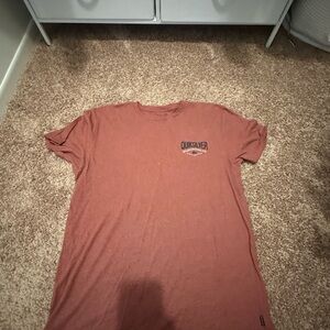 Quiksilver Men's Burnt Orange Tee